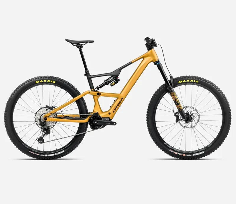 2025 Orbea Rise LT H10 - Electric Full Suspension Mountain Bike - Bumblebee Yellow / Black