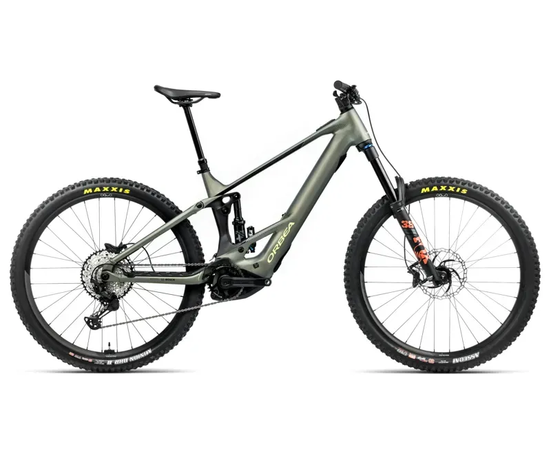 2025 Orbea Wild H10 - Electric Full Suspension Mountain Bike - Spaceship Green / Black