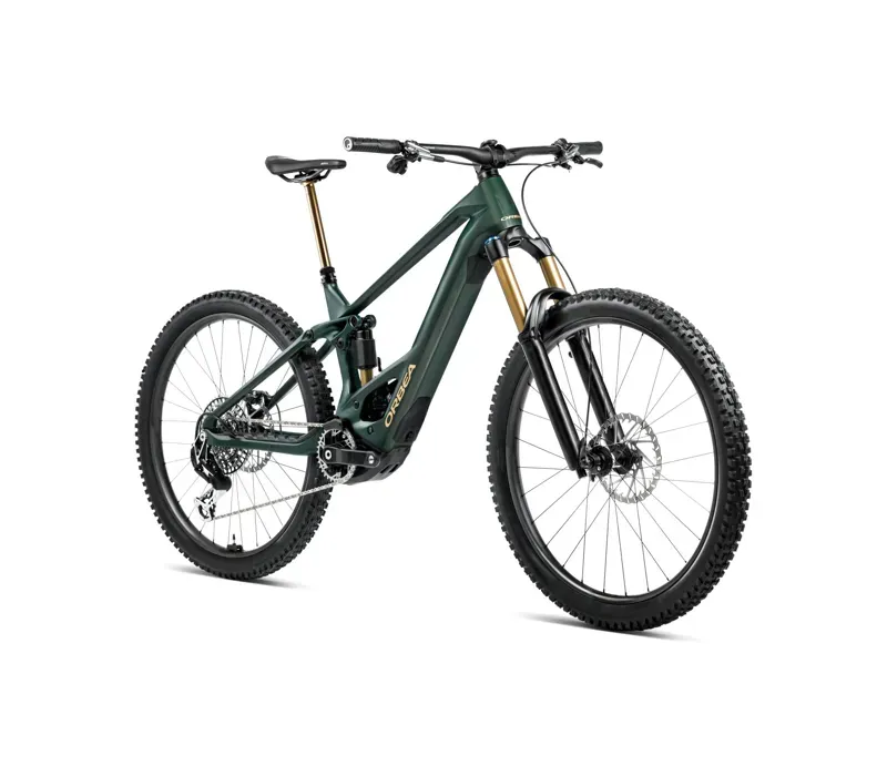 2025 Orbea Wild M-LTD - Electric Full Suspension Mountain Bike - Forest Green-1