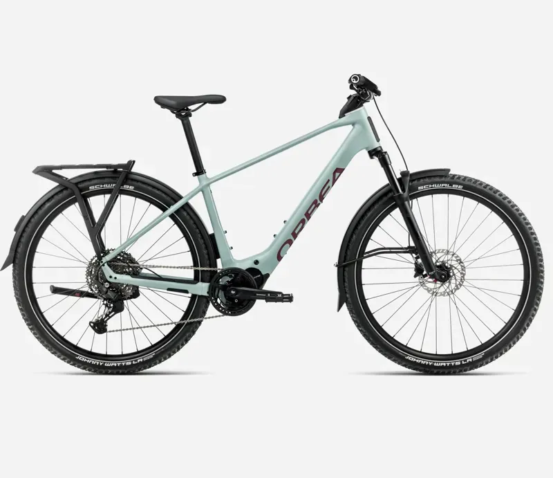 2025 Orbea Kemen Adv 20 - Electric Hybrid Bike - Blue Stone / Brugundy