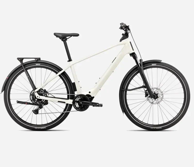 2025 Orbea Kemen Tour 20 - Electric Hybrid Bike - Ivory White 