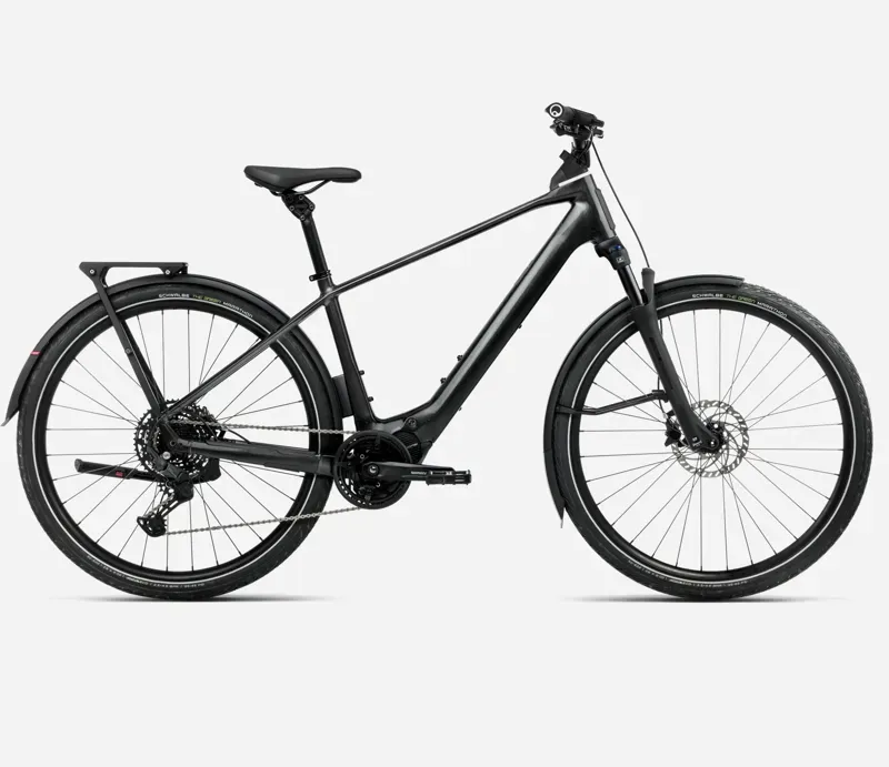 2025 Orbea Kemen Tour 20 - Electric Hybrid Bike - Diamond Black