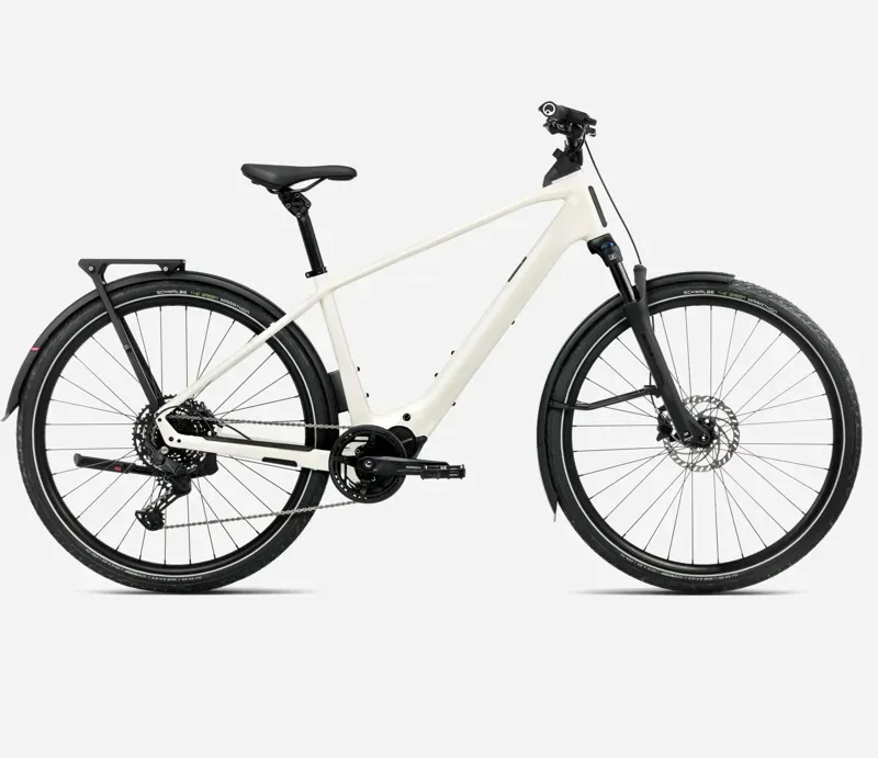 2025 Orbea Kemen Tour 20 - Electric Hybrid Bike - Ivory White