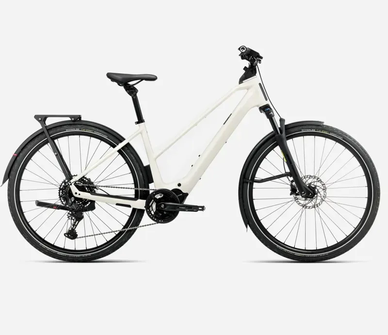 2025 Orbea Kemen Tour 20 Mid - Electric Hybrid Bike - Ivory White