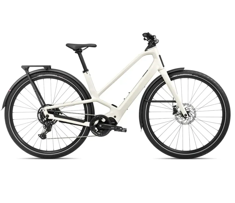2025 Orbea Diem 30 Electric Hybrid Bike - Ivory White-1