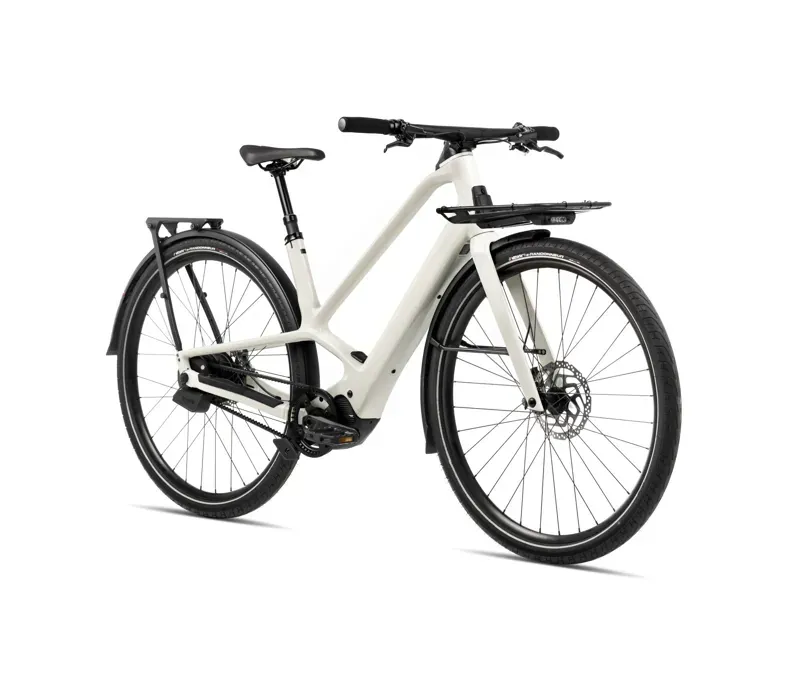 2025 Orbea Diem 10 Electric Hybrid Bike - Ivory White-1