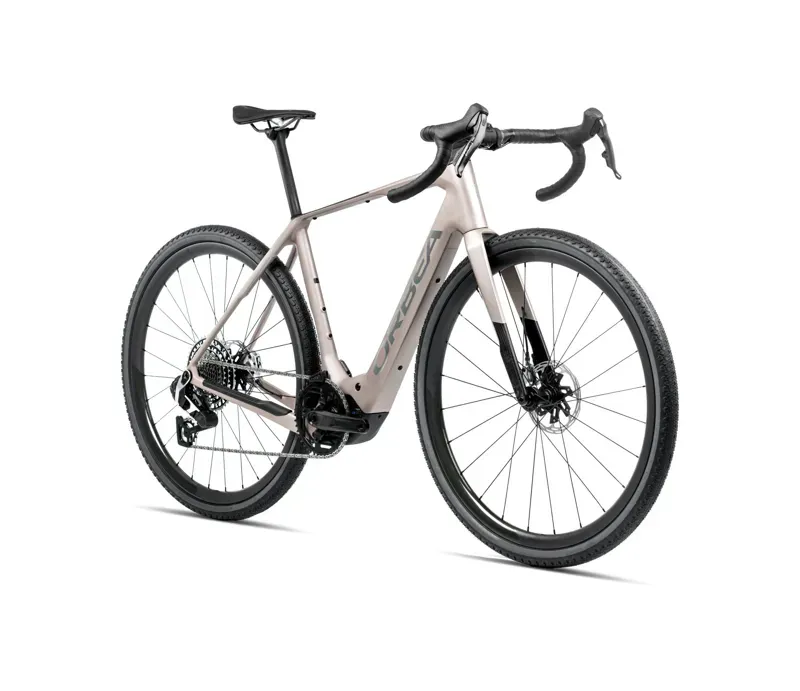 2025 Orbea Denna M30 - Electric Gravel Bike - Nickel Matt / Carbon Raw-1