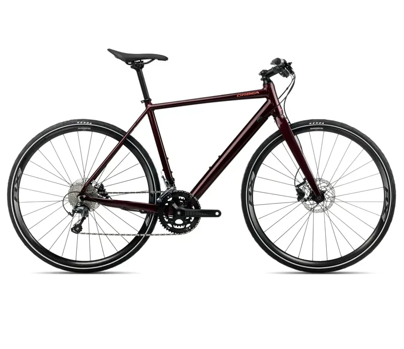 2025 Orbea Vector 10 - Hybrid Bike - Metallic Burgundy Red