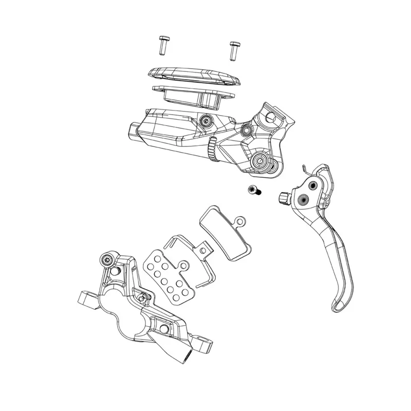 SRAM DB Lever Bearing Kit Incl. 2x 1/8x3/8x5/32 Brngs. w/ HW Guide