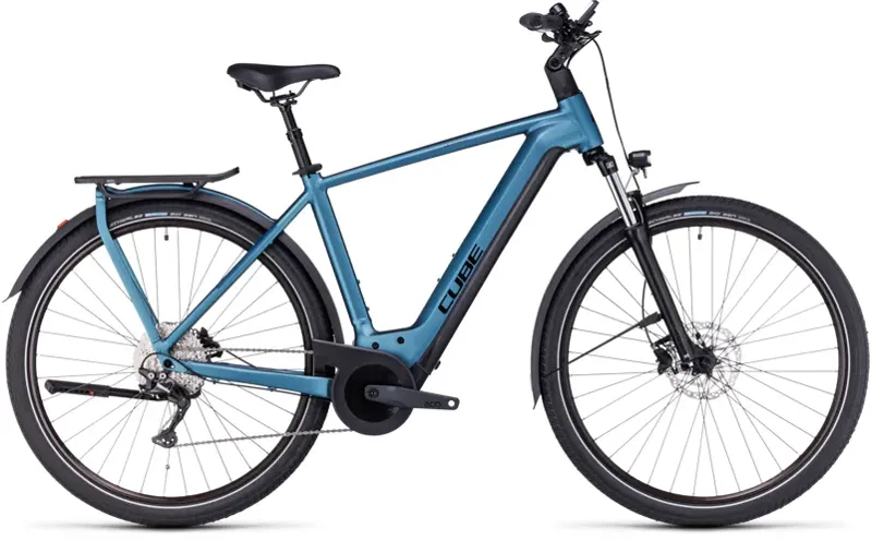 2024 Cube Kathmandu Hybrid One 750 Electric Bike in Blue