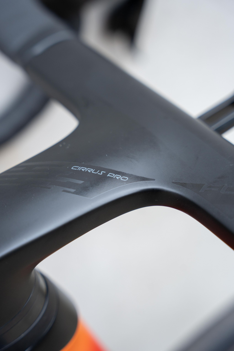 2024 Ridley Falcn RS - Shimano 105 Di2 Road Bike - Black / Orange-4