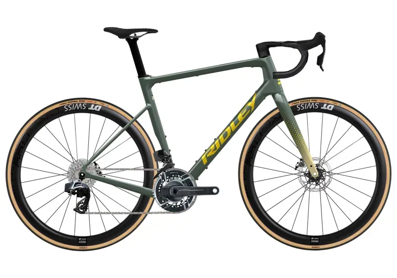 2025 Ridley Grifn RS Sram Red AXS 2x12 - Road Bike - Green Smoke