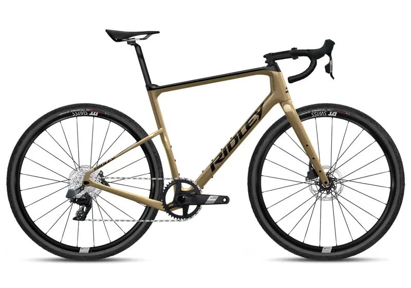 Ridley Kanzo Adventure - Sram Apex XPLR AXS - Gravel Bike - Desert Dune / Black 