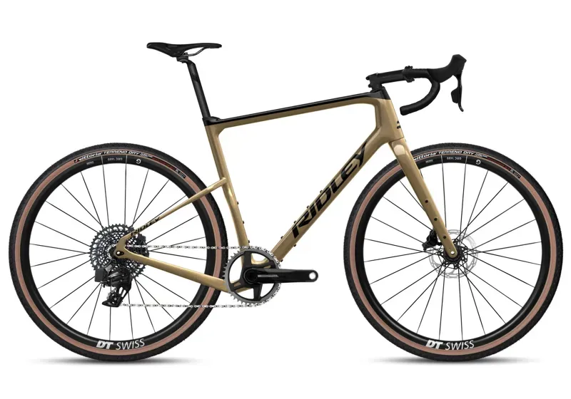 Ridley Kanzo Adventure - Sram Force XPLR 1x12 - Gravel Bike - Desert Dune / Black