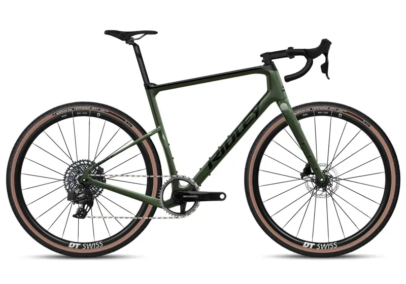 Ridley Kanzo Adventure - Sram Force XPLR 1x12 - Gravel Bike - Army Green / Black