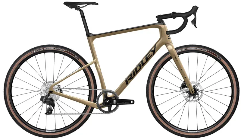 Ridley Kanzo Adventure - Sram Force XPLR 1x13 - Gravel Bike - Desert Dune / Black