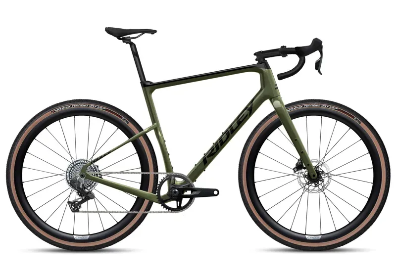 2025 Ridley Kanzo Adventure Sram Rival XPLR 1x13 - Gravel Bike - Army Green / Black