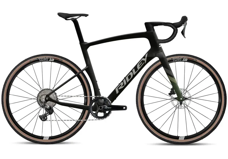2025 Ridley Kanzo Fast GRX800 1x12 - Gravel Bike - Black Metallic