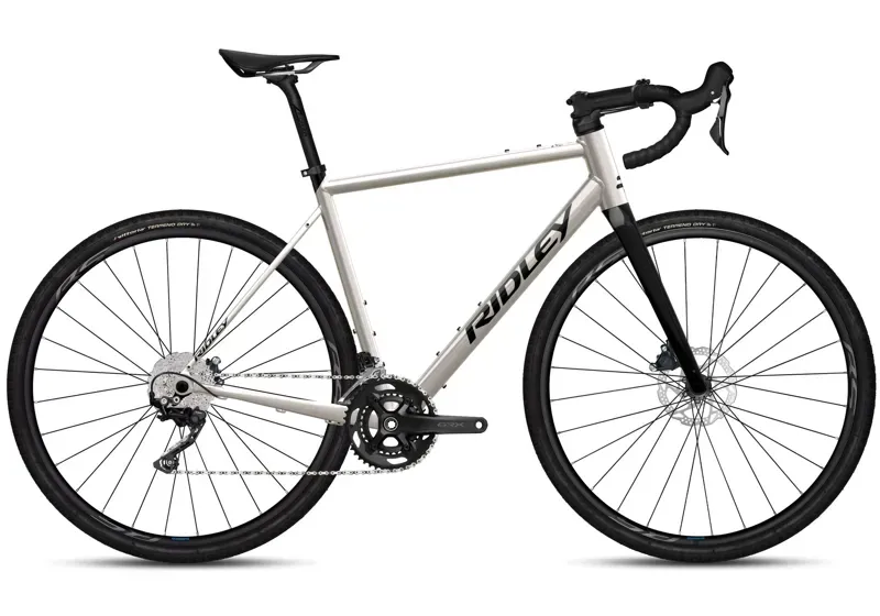 Ridley Grifn A GRX400 Road Bike In Chain Silver Grey