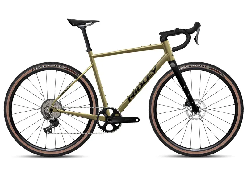 2025 Ridley Kanzo Adventure Aluminium GRX800 - Gravel Bike - Bronze Green