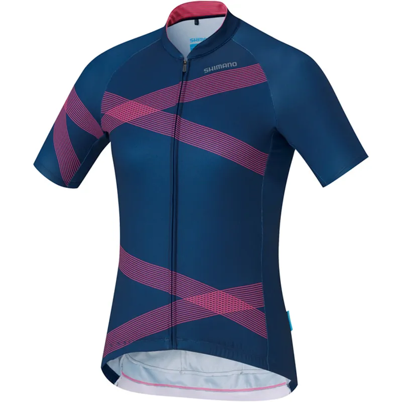 Shimano Womens Team Jersey In Blue