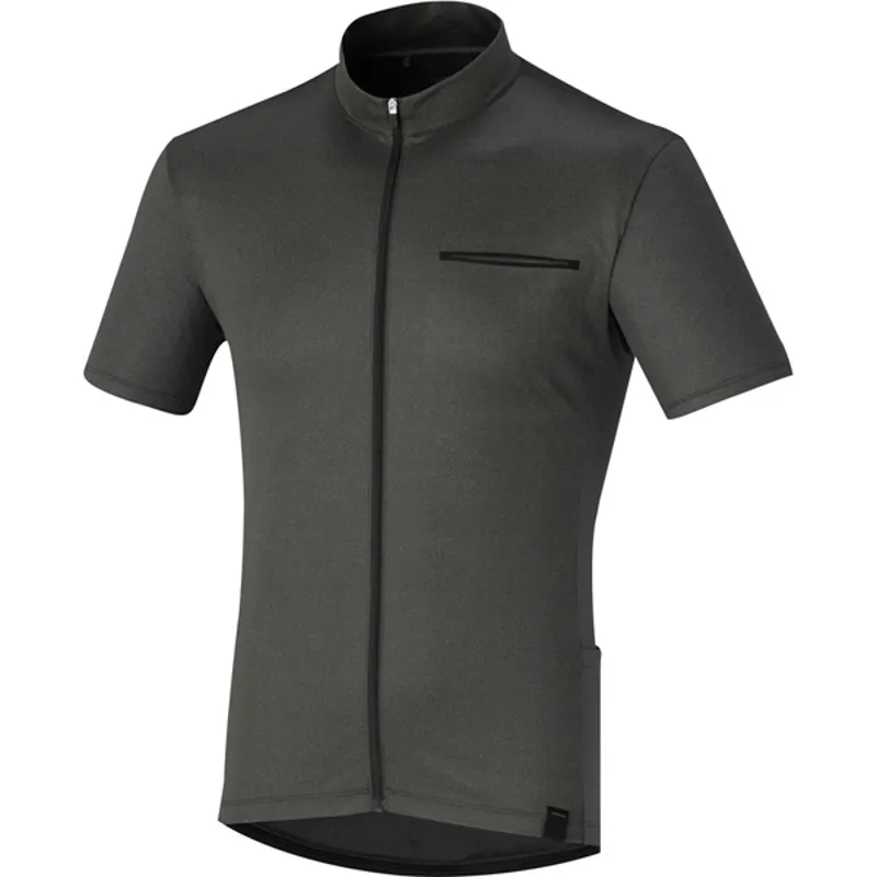 Shimano Transit Pavement Jersey in Black-1
