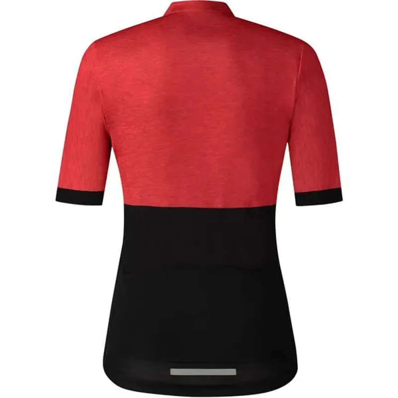 Shimano Women's Element Jersey in Red-1