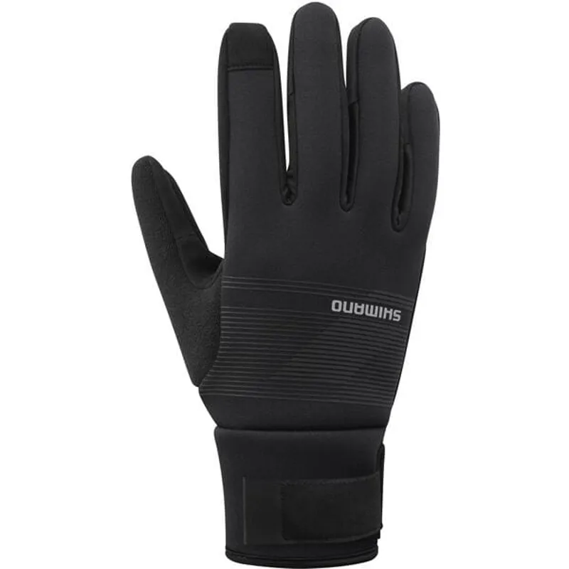 Shimano Windbreak Thermal Gloves in Black-1