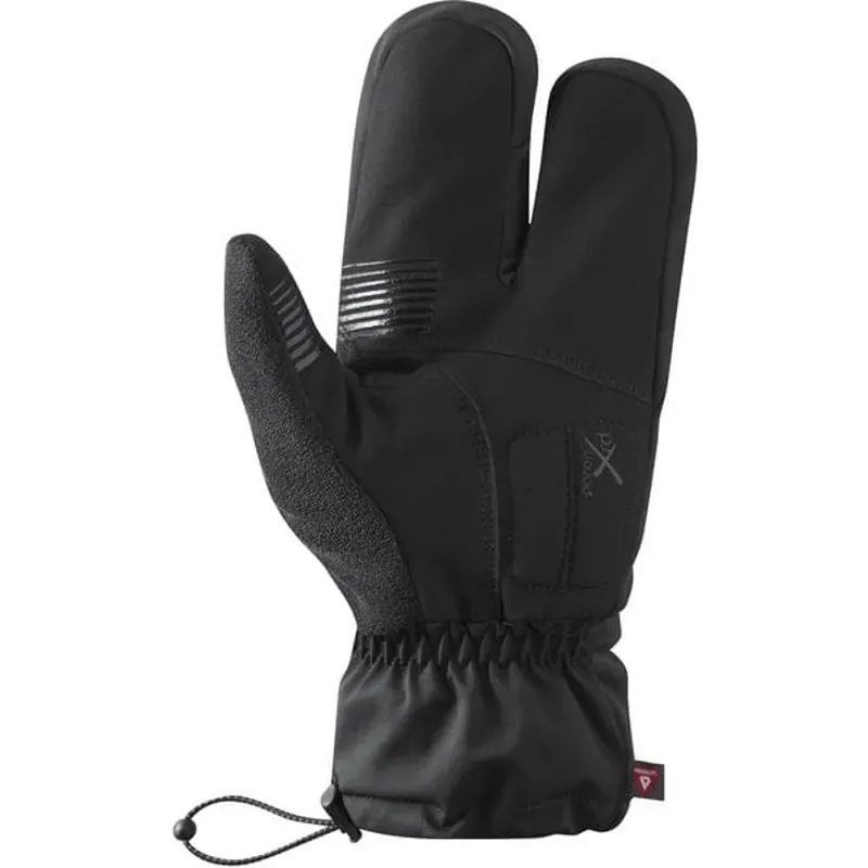 SHIMANO Unisex WINDSTOPPER PRIMALOFT 2X2 Gloves Black-1