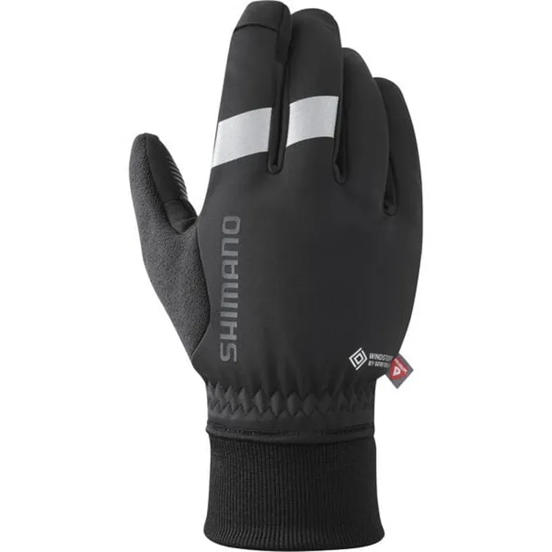Shimano Clothing Windstopper Primaloft Gloves In Black