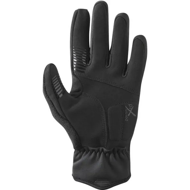 SHIMANO Unisex WINDSTOPPER Insulated Gloves Black-1