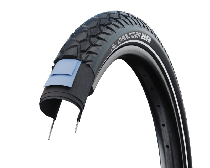 Schwalbe Al Grounder Performance DD Wired Tyre in Black-1