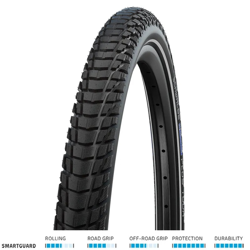 SCHWALBE Marathon Plus Tour Smartguard Black 28  x 1.75