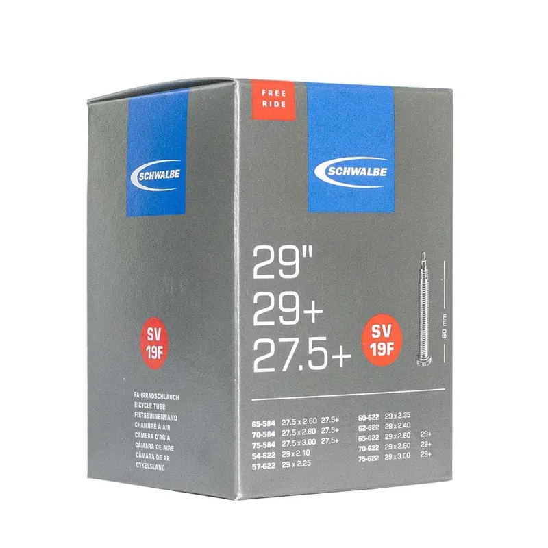 Schwalbe SV19 27.5/29-inch Inner Tube in Black-3