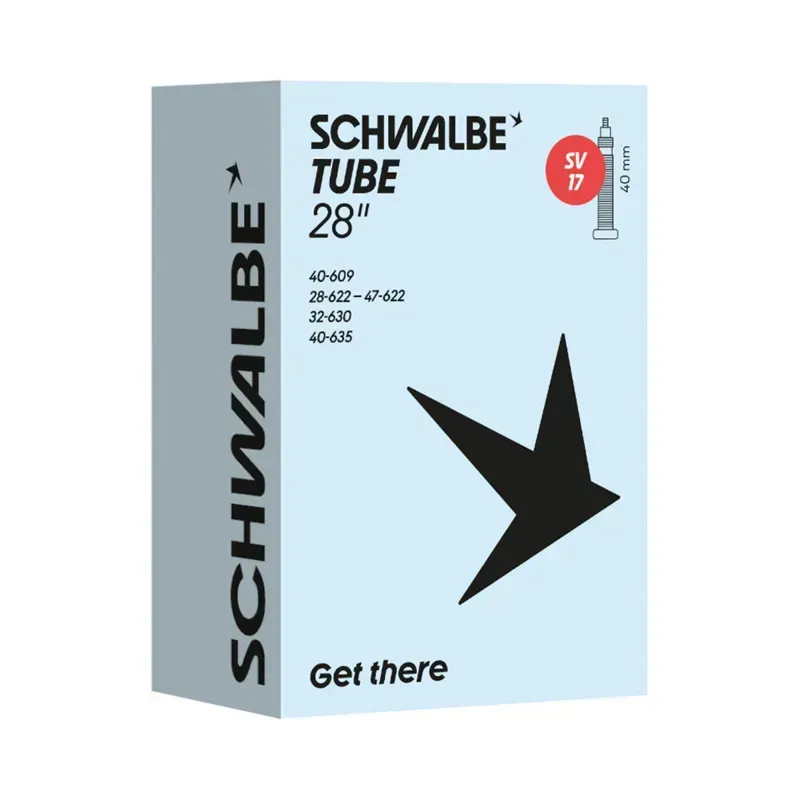Schwalbe Inner Tube sv17 28/47-622/635 40mm BLACK-2