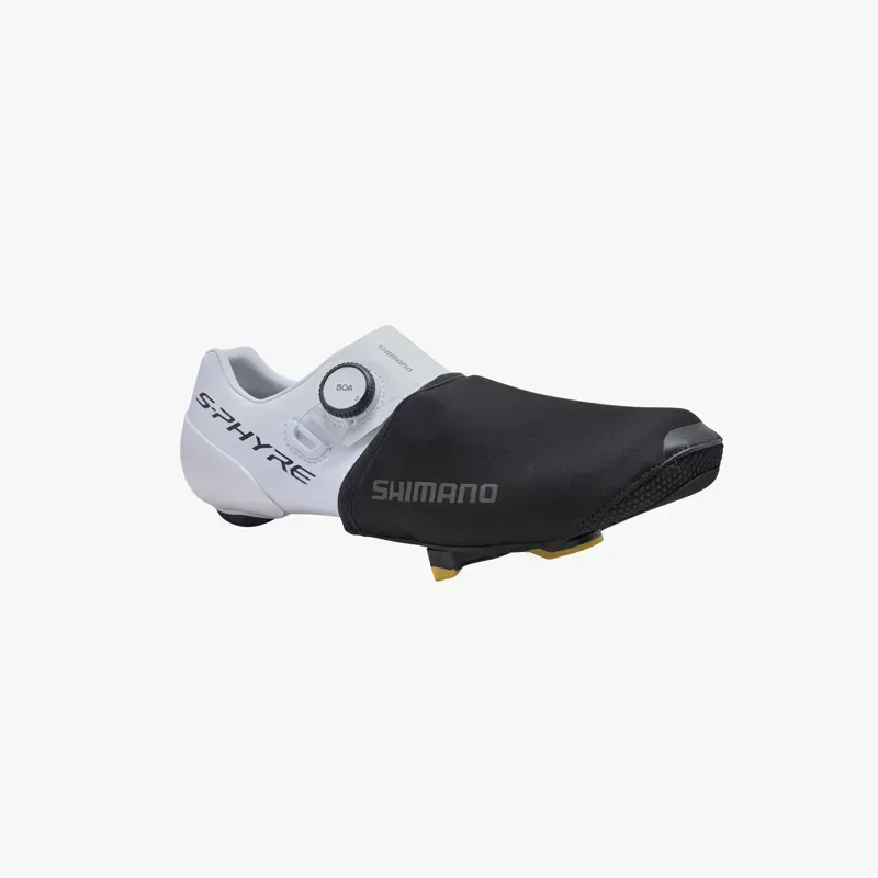 Shimano Dual Soft Shell Toe Shoe Cover in Black