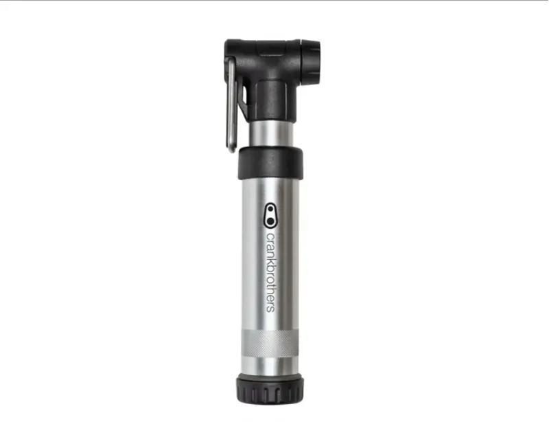 Crankbrothers Gem Short Bicycle Pump in Silver