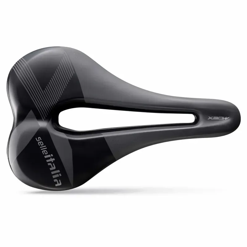 Selle Italia X-Bow TI316 Superflow Saddle in Grey/Black