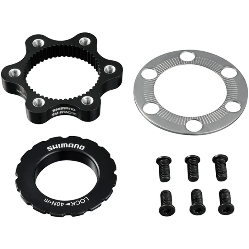 Shimano Spares RTAD05 6-bolt Rotor to Centre-Lock Hub Disc Adapter