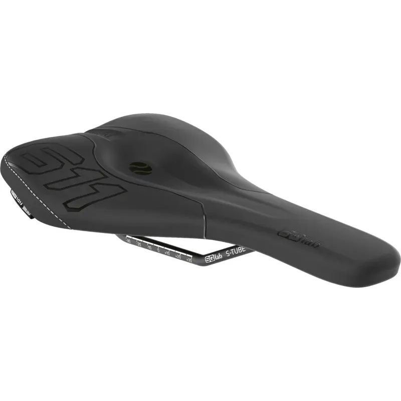 NI - Sqlab 611 Ergowave S-Tube MTB Trail Saddle in Black