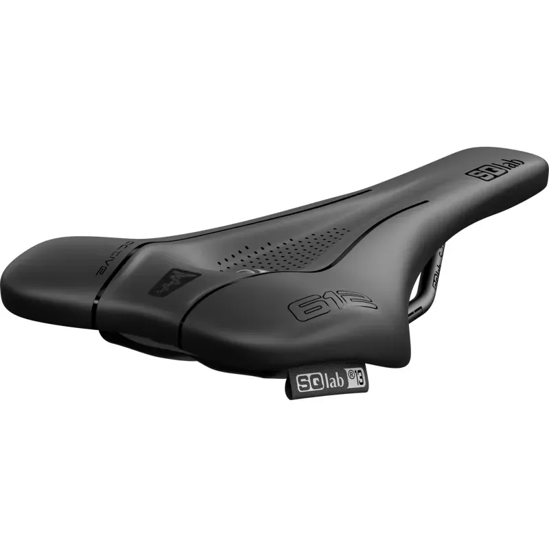 Sqlab 612 Ergowave Active 2.1 S-Tube Road Bike Saddle in Black-4