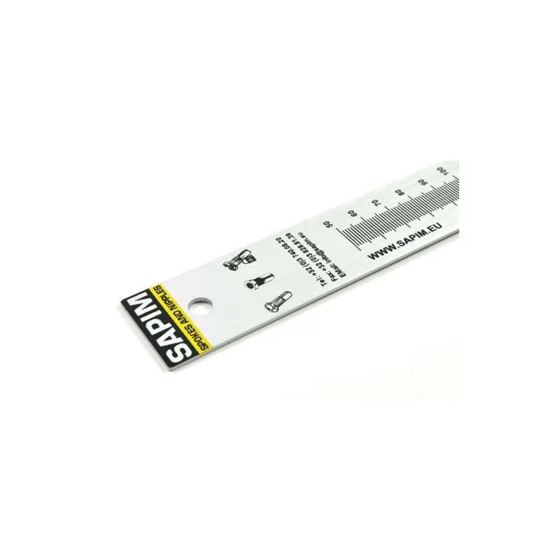 Sapim Aluminium Spoke Ruler in White