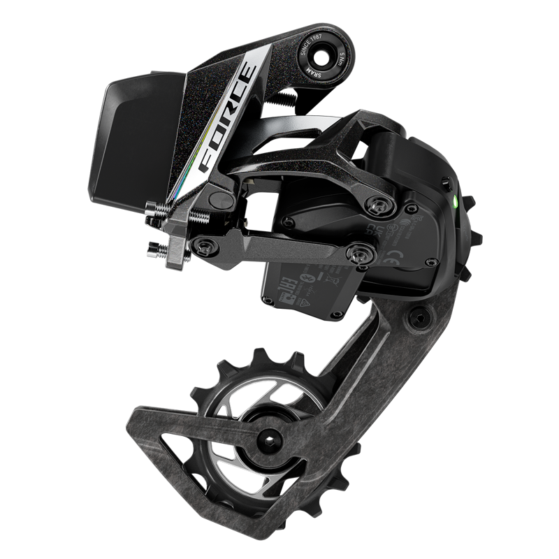 SRAM Force AXS E1 12-speed 36-tooth Rear Der. w/o Battery in Black-1