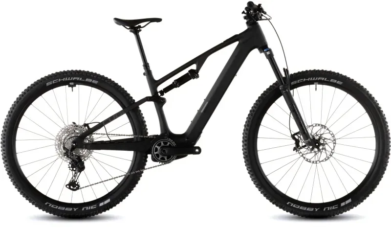 2026 Cube AMS Hybrid one44 c:62 Pro 400x eMountain Bike in Blackline