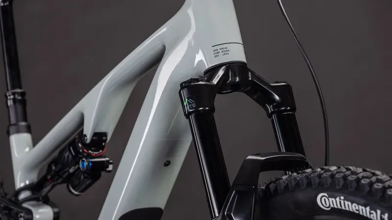 2026 Cube AMS Hybrid one44 c:62 Race 400x eMountain Bike in Reed Beige/Black-5