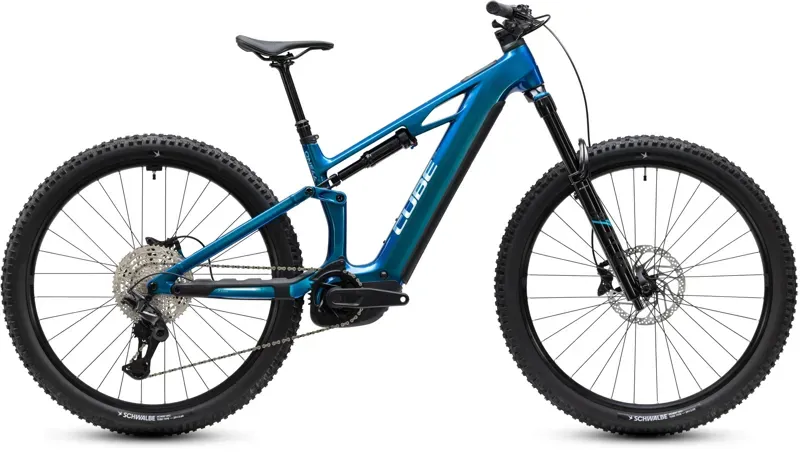 Cube Stereo Hybrid ONE44 HPC Race 800 eMountain Bike in Nebula/Prizm