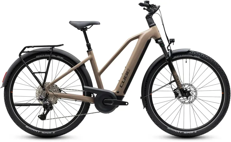 Cube Nuride Hybrid Pro 800 Electric Bike in Cappuccino/Black-2