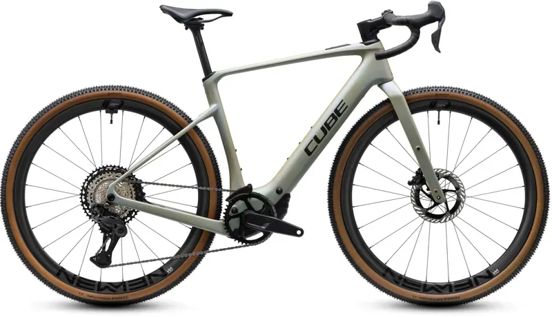Cube Nuroad Hybrid C:62 SLX 400X Gravel Bike in Glint Sand/Black