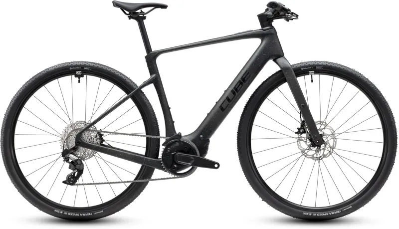 Cube Nulane Hybrid C:62 SLX 400X eHybrid Bike in Mineral Black/Orange