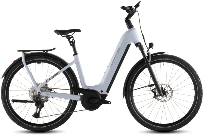 2026 Cube Kathmandu Hybrid SLX 800 eHybrid Bike in Fog Grey/Grey-2